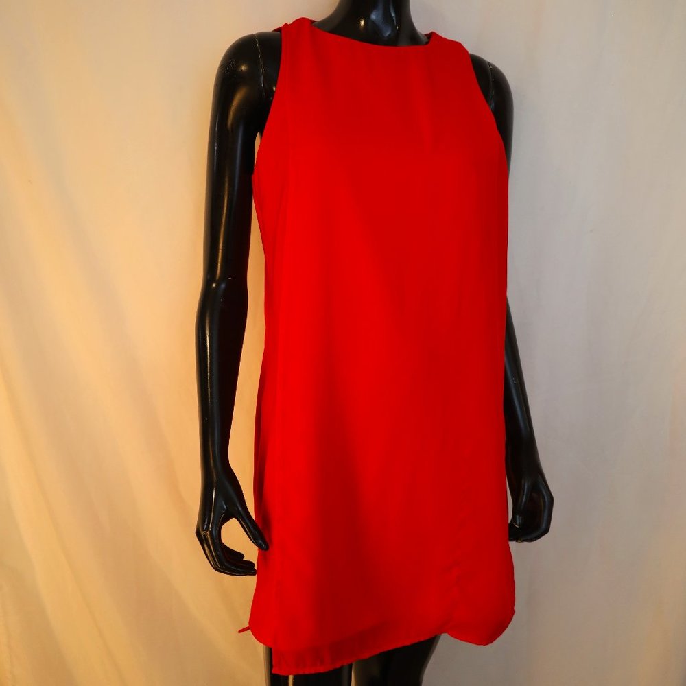 Orange Flowy Dress